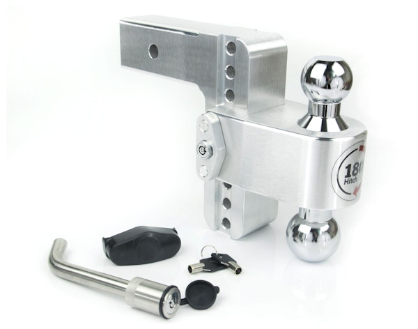 Weigh Safe CTB6-2.5-KA 180 Hitch  6" Drop Hitch w/ 2.5" Shank (10K/18.5K GTWR) w/ WS05