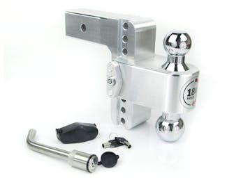 Weigh Safe CTB6-2.5-KA 180 Hitch  6" Drop Hitch w/ 2.5" Shank (10K/18.5K GTWR) w/ WS05