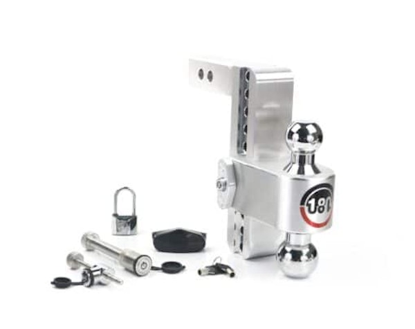 Weigh Safe CTB8-2-SET 180 Hitch 8" Drop Hitch w/ 2" Shank (10K/12.5K GTWR) w/ WS05, WS11, & WS12