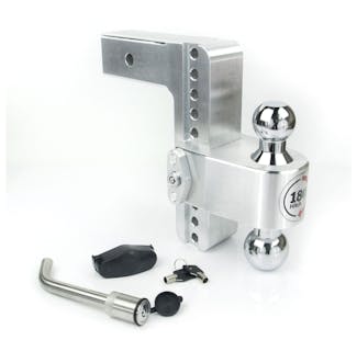 Weigh Safe CTB8-2.5-KA 180 Hitch  8" Drop Hitch w/ 2.5" Shank (10K/18.5K GTWR) w/ WS05