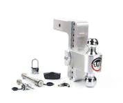 Weigh Safe CTB8-2.5-SET 180 Hitch 8" Drop Hitch w/ 2.5" Shank (10K/18.5K GTWR) w/ WS05, WS11, & WS12