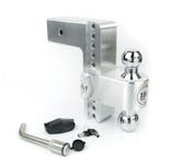 Weigh Safe CTB8-3-KA 180 Hitch  8" Drop Hitch w/ 3" Shank (10K/21K GTWR) w/ WS05
