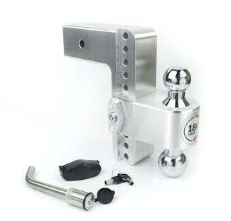 Weigh Safe CTB8-3-KA 180 Hitch  8" Drop Hitch w/ 3" Shank (10K/21K GTWR) w/ WS05