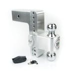 Weigh Safe CTB8-3 180 Hitch  8" Drop Hitch w/ 3" Shank (10K/21K GTWR)