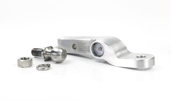 Weigh Safe WSFH2-2-01 Tongue Weighing 2" drop Fixed Height Ball Mount with 2" Tow Ball