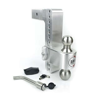 Weigh Safe LTB10-2.5-KA 180 Hitch  10" Drop Hitch w/ 2.5" Shank (10K/18.5K GTWR) w/ WS05