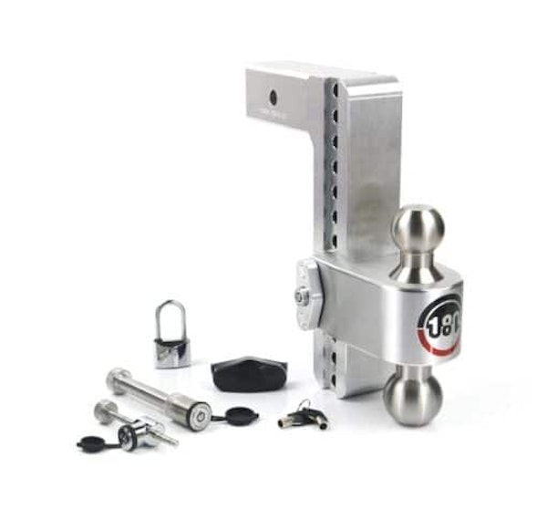Weigh Safe LTB10-2.5-SET 180 Hitch 10" Drop Hitch w/ 2.5" Shank (10K/18.5K GTWR) w/ WS05, WS11, & WS12