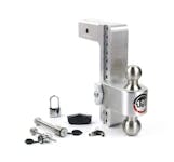 Weigh Safe LTB10-2.5-SET 180 Hitch 10" Drop Hitch w/ 2.5" Shank (10K/18.5K GTWR) w/ WS05, WS11, & WS12