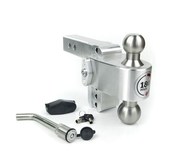 Weigh Safe LTB4-2-KA 180 Hitch 4" Drop Hitch w/ 2" Shank (10K/12.5K GTWR) w/ WS05