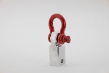 Weigh Safe WS-HS-R Towing Recovery - Red Hard Shackle Hitch with Aluminum Body (2" Shank)