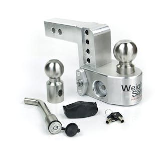 Weigh Safe WS4-2-KA Weigh Safe 4" Drop Hitch w/ 2" Shank (10K/12.5K GTWR) w/ WS05