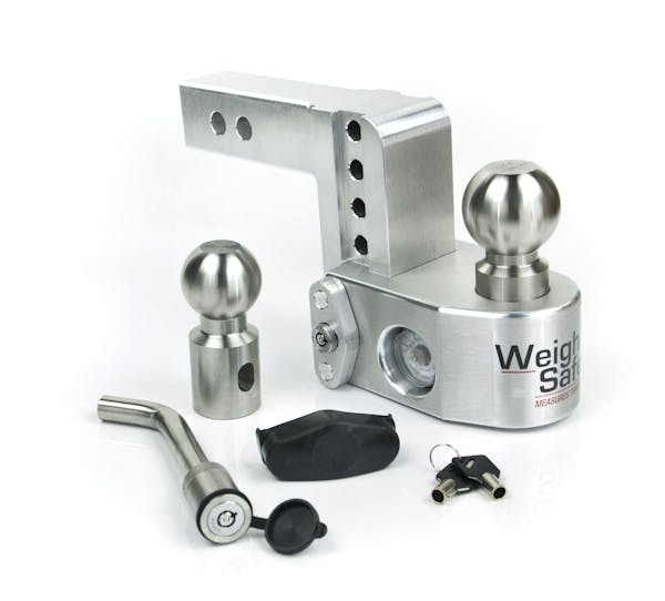 Weigh Safe WS4-2-KA Weigh Safe 4" Drop Hitch w/ 2" Shank (10K/12.5K GTWR) w/ WS05