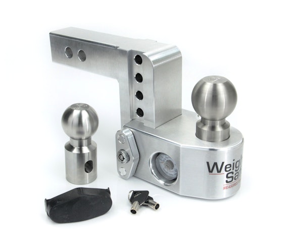 Weigh Safe WS4-2 Weigh Safe 4" Drop Hitch w/ 2" Shank (10K/12.5K GTWR)