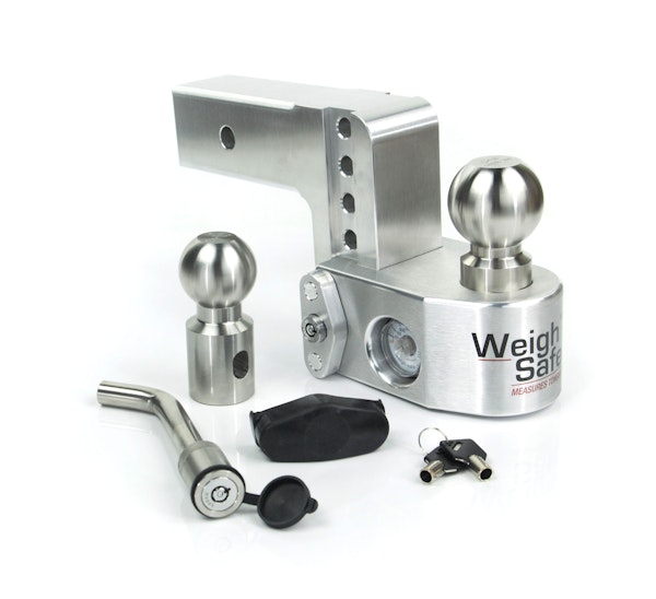 Weigh Safe WS4-2.5-KA Weigh Safe 4" Drop Hitch w/ 2.5" Shank (10K/18.5K GTWR) w/ WS05