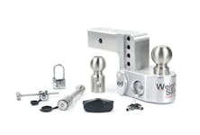 Weigh Safe WS4-2.5-SET Weigh Safe 4" Drop Hitch w/ 2.5" Shank (10K/18.5K GTWR) w/ WS05, WS11, & WS12