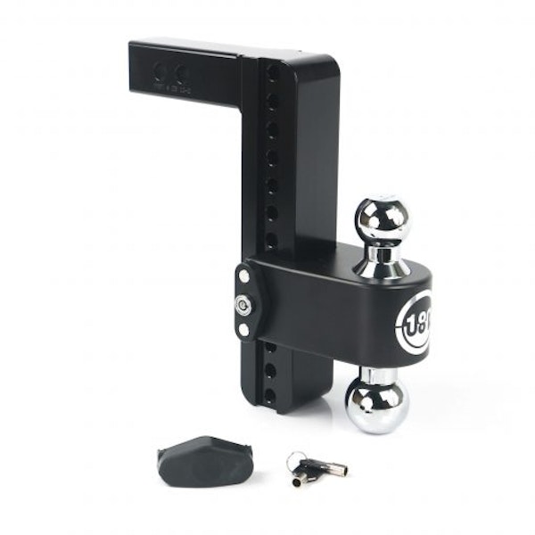 Weigh Safe CTB10-2.5-KA-CER-BLA Cerakote 180 Hitch  10" Drop Hitch w/ 2.5" Shank (10K/18.5K GTWR) w/ WS05