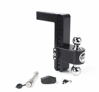 Weigh Safe CTB10-2-KA-CER-BLA Cerakote 180 Hitch  10" Drop Hitch w/ 2" Shank (10K/12.5K GTWR) w/ WS05