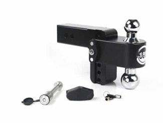 Weigh Safe CTB4-2.5-KA-CER-BLA Cerakote 180 Hitch 4" Drop Hitch w/ 2.5" Shank (10K/18.5K GTWR) w/ WS05