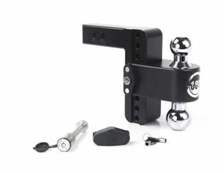 Weigh Safe CTB6-2-KA-CER-BLA Cerakote 180 Hitch  6" Drop Hitch w/ 2" Shank (10K/12.5K GTWR) w/ WS05