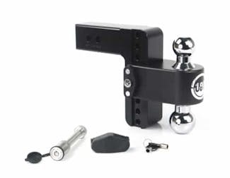 Weigh Safe CTB6-2.5-KA-CER-BLA Cerakote 180 Hitch  6" Drop Hitch w/ 2.5" Shank (10K/18.5K GTWR) w/ WS05