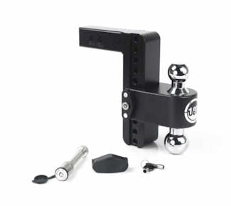 Weigh Safe CTB8-2-KA-CER-BLA Cerakote 180 Hitch  8" Drop Hitch w/ 2" Shank (10K/12.5K GTWR) w/ WS05