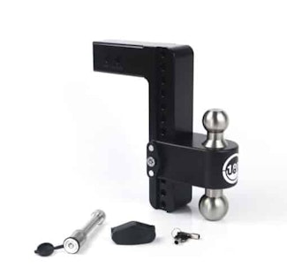 Weigh Safe LTB10-2.5-KA-CER-BLA Cerakote 180 Hitch  10" Drop Hitch w/ 2.5" Shank (10K/18.5K GTWR) w/ WS05
