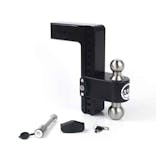 Weigh Safe LTB10-2.5-KA-CER-BLA Cerakote 180 Hitch  10" Drop Hitch w/ 2.5" Shank (10K/18.5K GTWR) w/ WS05