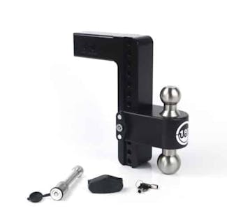 Weigh Safe LTB10-2.5-KA-CER-BLA Cerakote 180 Hitch  10" Drop Hitch w/ 2.5" Shank (10K/18.5K GTWR) w/ WS05