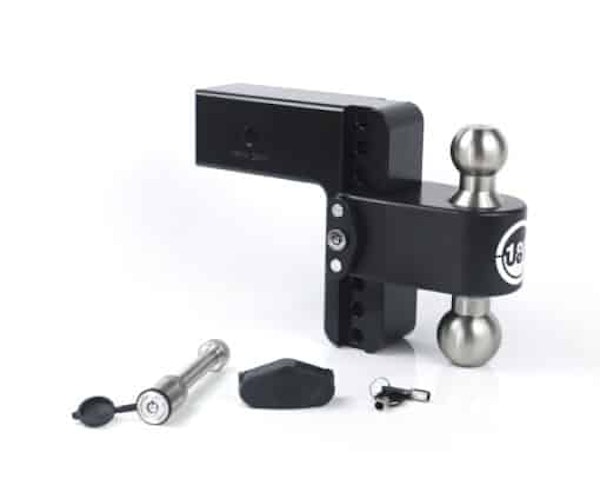 Weigh Safe LTB6-3-KA-CER-BLA Cerakote 180 Hitch  6" Drop Hitch w/ 3" Shank (10K/21K GTWR) w/ WS05