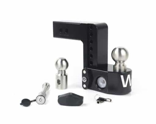 Weigh Safe WS6-2.5-KA-CER-BLA Cerakote Weigh Safe 6" Drop Hitch w/ 2.5" Shank (10K/18.5K GTWR) w/ WS05