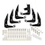 Westin Automotive 20-13565 Outlaw Drop Nerf Step Bars Textured Black