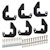 Westin Automotive 20-13715 Outlaw Drop Nerf Step Bars Textured Black