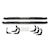 Westin Automotive 21-21405 Pro Traxx 4 Oval Nerf Step Bars Black