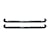 Westin Automotive 21-4135 Platinum 4 Oval Nerf Step Bars Black