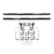 Westin Automotive 21-534725 Pro Traxx 5 Oval W2W Nerf Step Bars Black