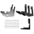Westin Automotive 21-53715 Pro Traxx 5 Oval Nerf Step Bars Black