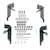 Westin Automotive 23-3315 E-Series 3 Nerf Step Bars Black