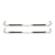Westin Automotive 23-3520 E-Series 3 Nerf Step Bars Stainless Steel