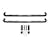Westin Automotive 23-4135 E-Series 3 Nerf Step Bars Black
