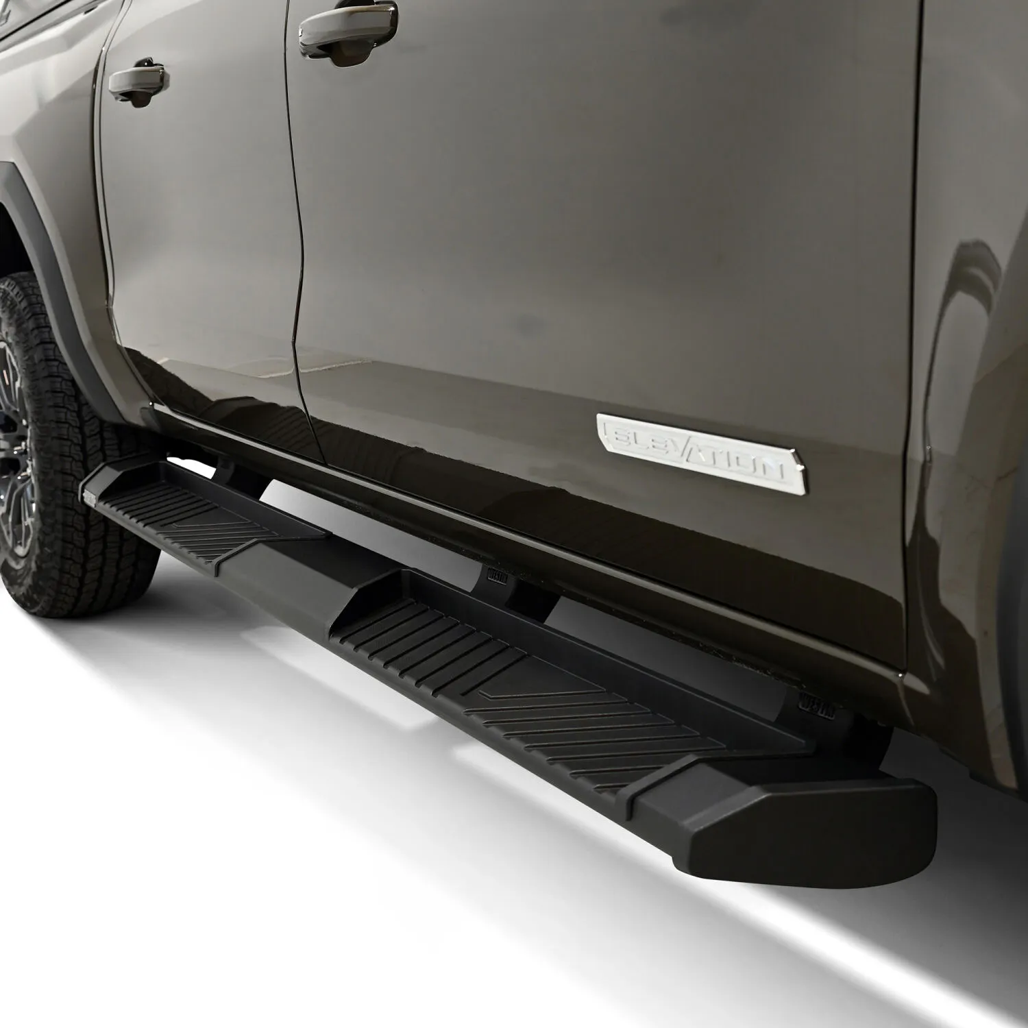 Truck accessories including running boards and bed protection