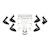 Westin Automotive 56-135552 HDX Stainless Drop Nerf Step Bars Textured Black