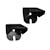Westin Automotive 57-89045 HLR LED Auxiliary Light Mount Black