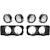 Westin Automotive 58-9905 Outlaw Bumper Light Kit Round Textured Black