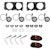 Westin Automotive 58-9905 Outlaw Bumper Light Kit Round Textured Black