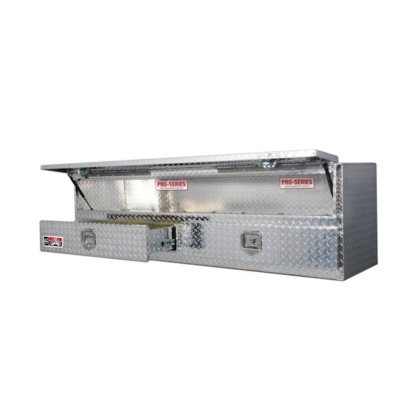Westin Automotive 80-TB400-72-BD High Cap 72in Stake Bed Contractor TopSider w/ Base Drawers Overall Dim 72x20x24