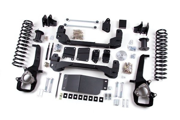 Zone Offroad Products ZOND41N Zone 6 Strut Spacer Lift with Tail-High Rear End
