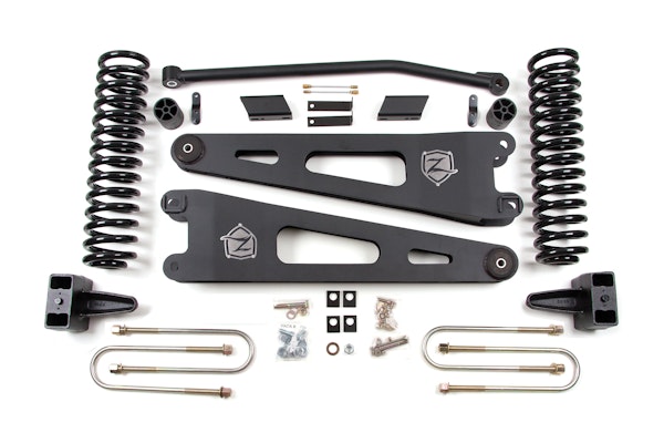 Zone Offroad Products ZONF24F Zone 4 Radius Arm Lift Kit