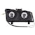 AnzoUSA 111313 Projector Headlights with U-Bar Chrome