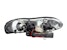 AnzoUSA 121160 Projector Headlights with Halo Black