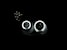 AnzoUSA 121232 Projector Headlights with Halo Black